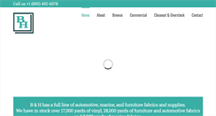 Desktop Screenshot of bhupholsterysupply.com